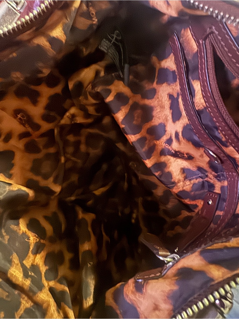 B MAKOWSKY Brown SOFT Leather & Zebra Fur CANTERBURY TOTE - Picture 8 of 10